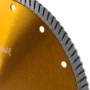 Диск турбо "Желтая линия" для резки гранита, сухой, 230D-2.5T-10W-22.2