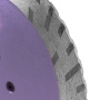 Алмазный диск для резки и шлифовки гранита G/F, сухой, 125D-2.5T-7.5W-22.23-4P