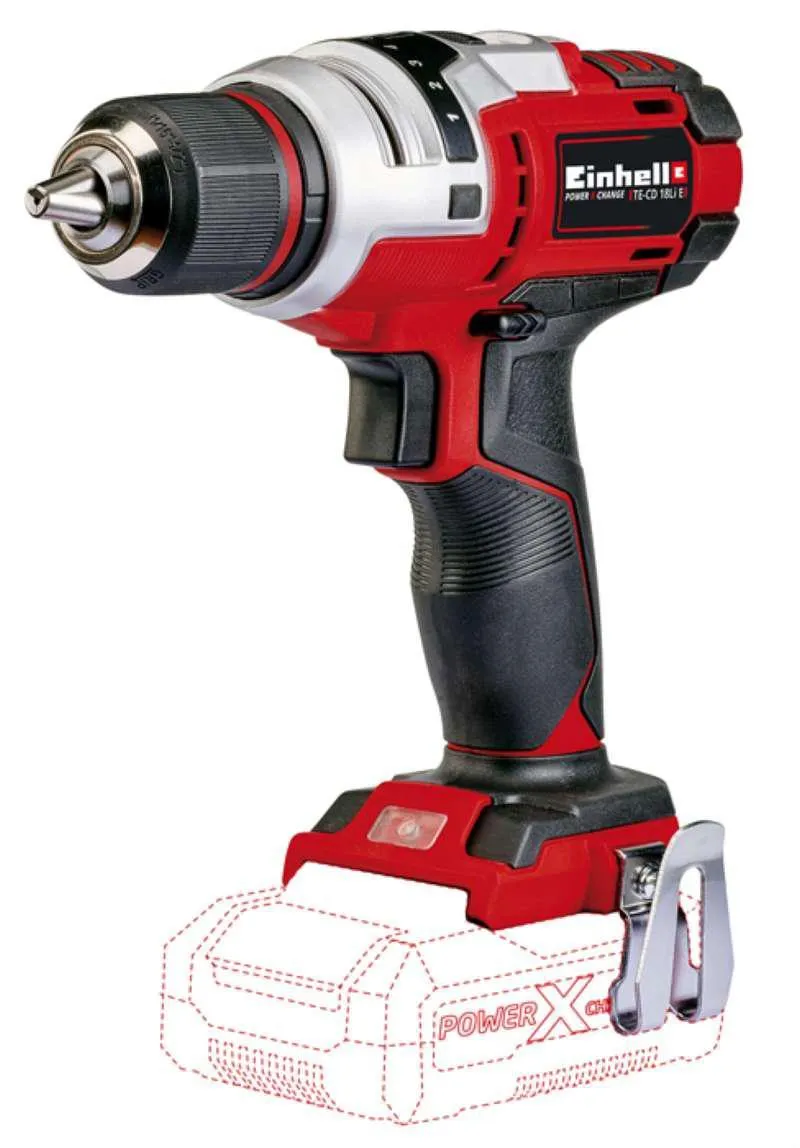 фото дрель einhell pxc te-cd 18 li e-solo (4513870) без акк и з.у